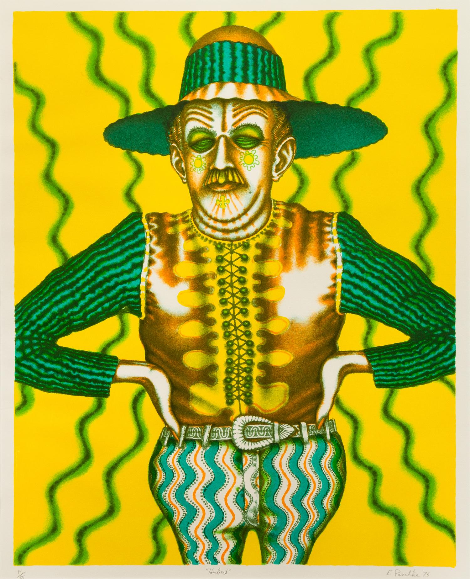 Ed Paschke, (American, 1939-2004), Hubert, 1976