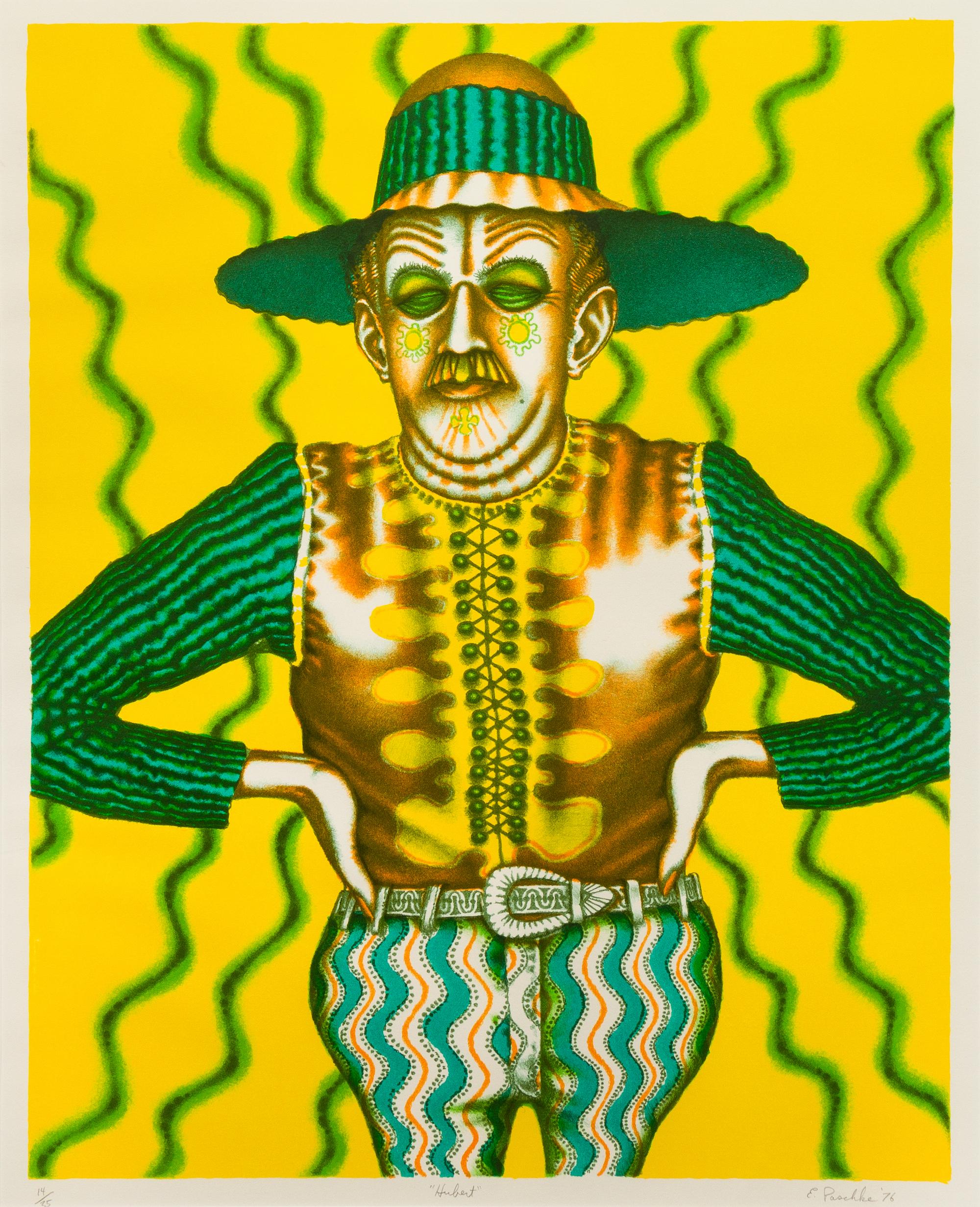 Ed Paschke, (American, 1939-2004), Hubert, 1976