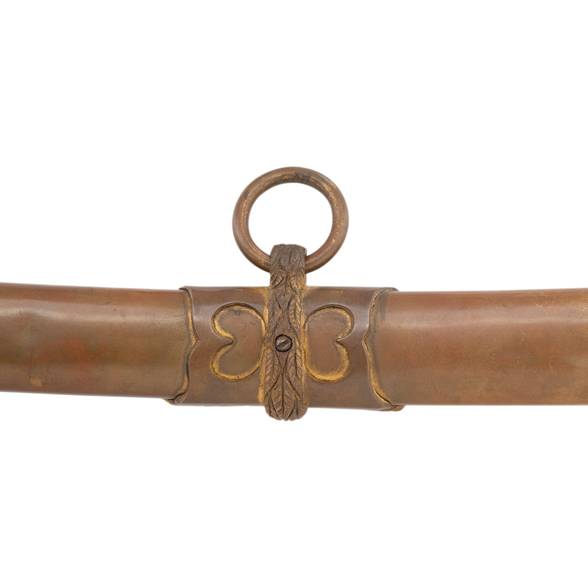 Sauerbier Cavalry Officers' Saber with Etched Blade Presentation to Lieutenant Sullivan 9th PA Cavalry - KIA at Tomkinsville, KY - Fighting John Hunt Morgan's Men