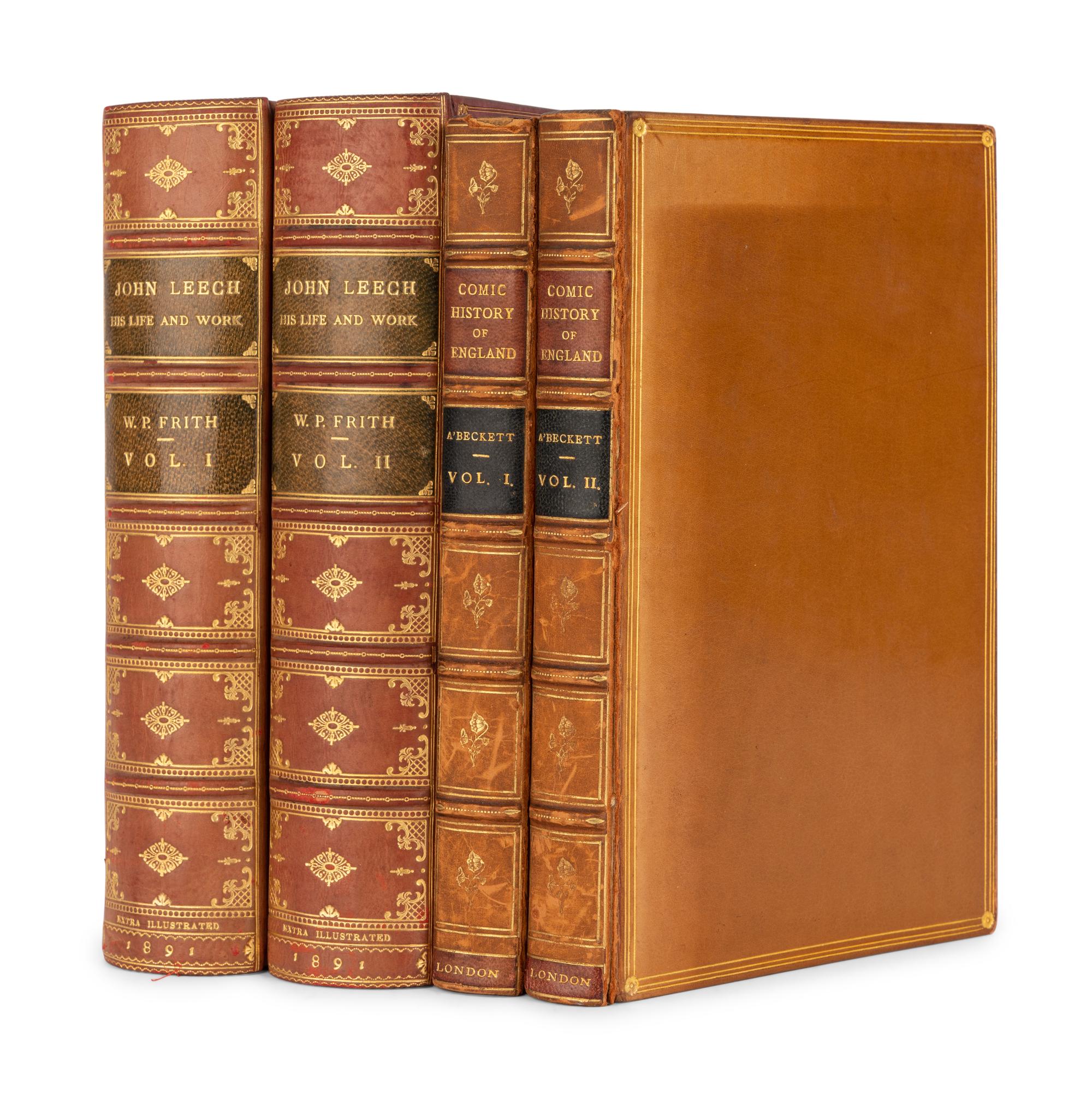 [LEECH, John (1817-1864)]. FRITH, William Powell (1819-1909). John Leech, His Life and Work . London: Richard Bentley and Son, 1891.