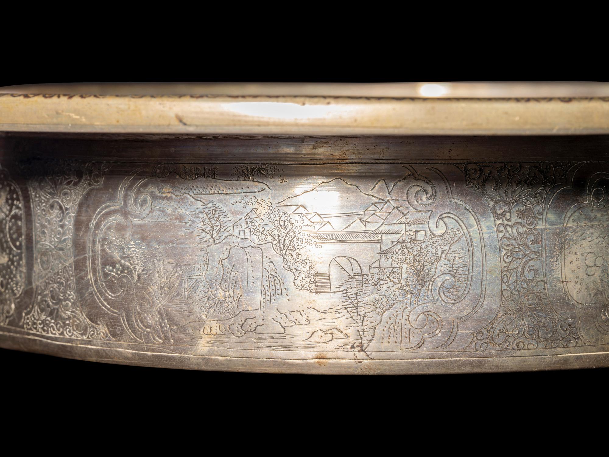 A Chinese Paktong Wash Basin
