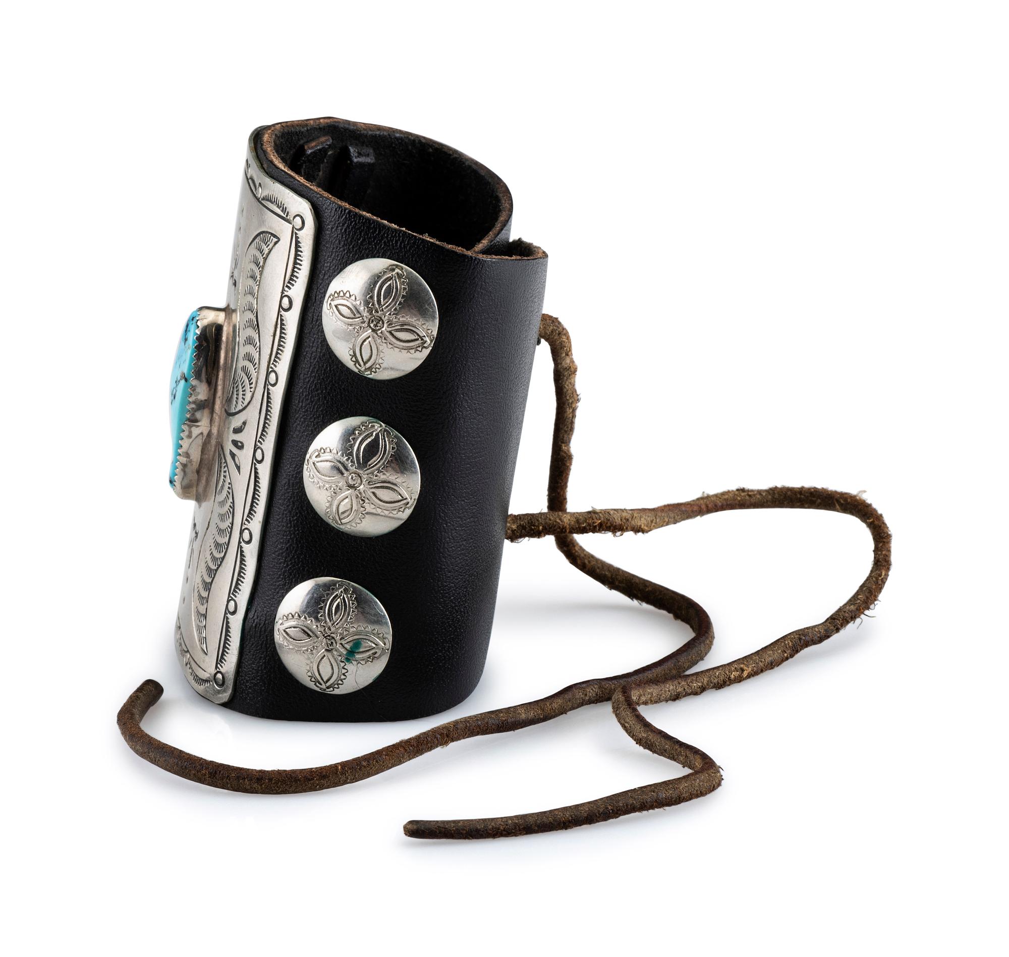 Navajo Silver and Turquoise Ketoh