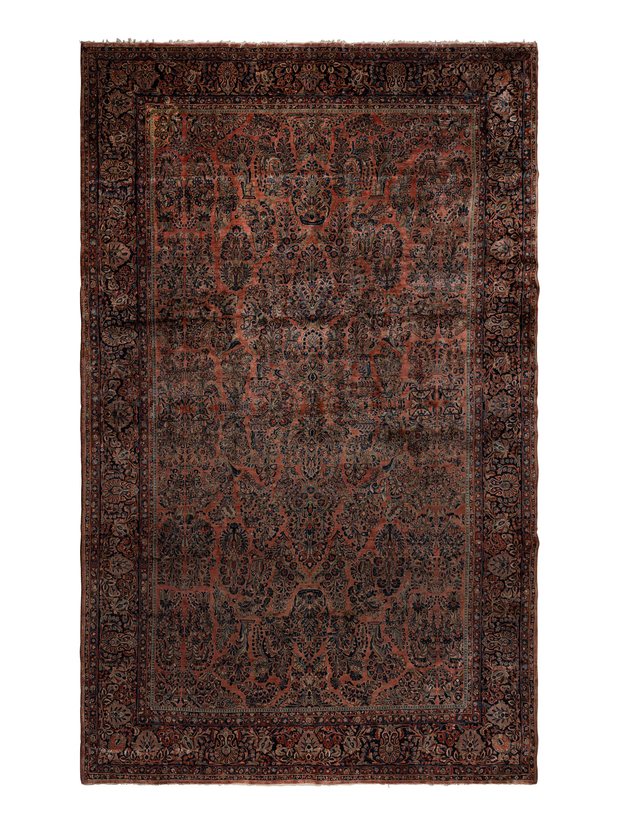 A Sarouk Wool Rug