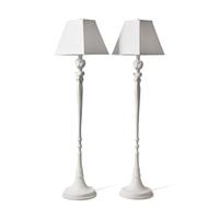 Style of Giacometti 20th Century — Floor Lamps, Pair