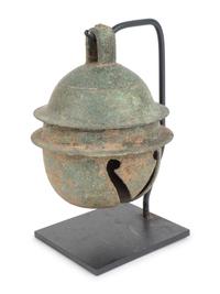 A Khmer Bronze Buffalo Bell — 12TH/13TH CENTURY