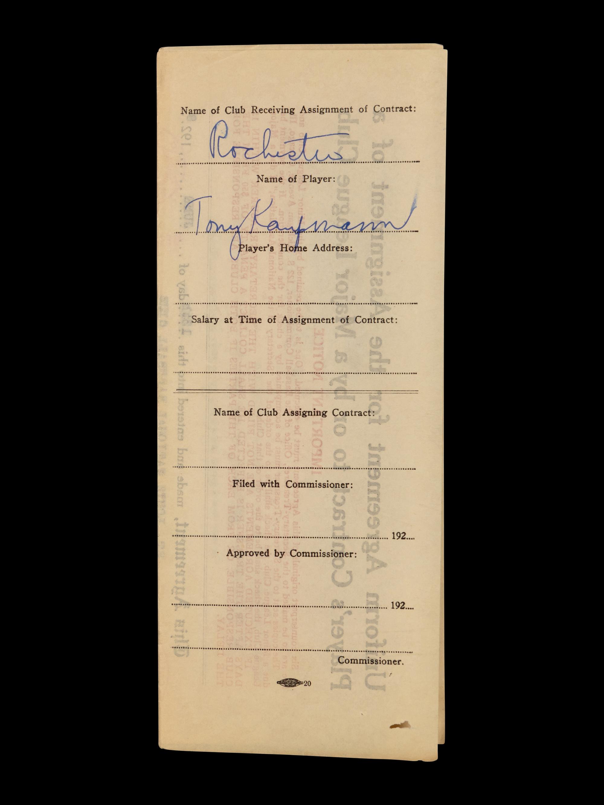 A Group of 15 1920s-30s St. Louis Cardinals Contract Agreements All Signed by Branch Rickey