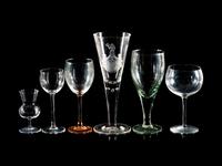 A Collection of Glass Stemware