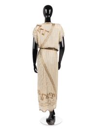 Fabrice Beaded Silk Chiffon Wrap Dress