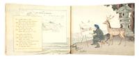 EDWARDS, OSMAN. Residential Rhymes. Tokyo, n.d. [c. 1900] with 22 color woodblocks on crepe paper.