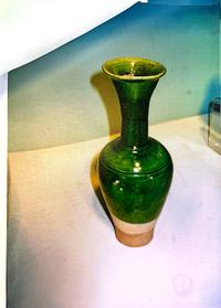 A Chinese Green Glazed Vase
