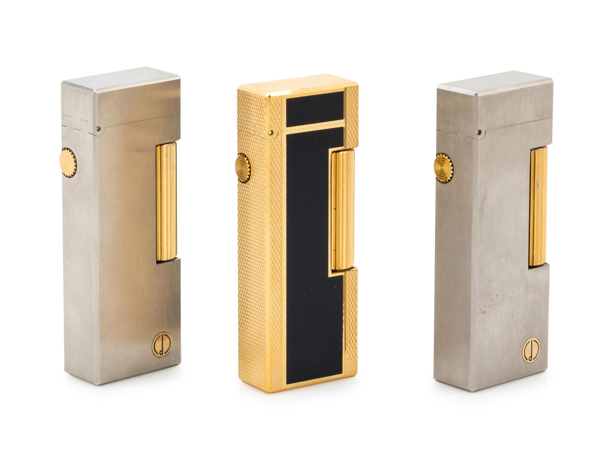 Three Dunhill Lighters