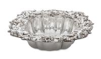 An American Silver Bowl, Whiting Mfg. Co., New York, NY, Circa 1910, of rounded square form with lobed sides, the flat border chased in