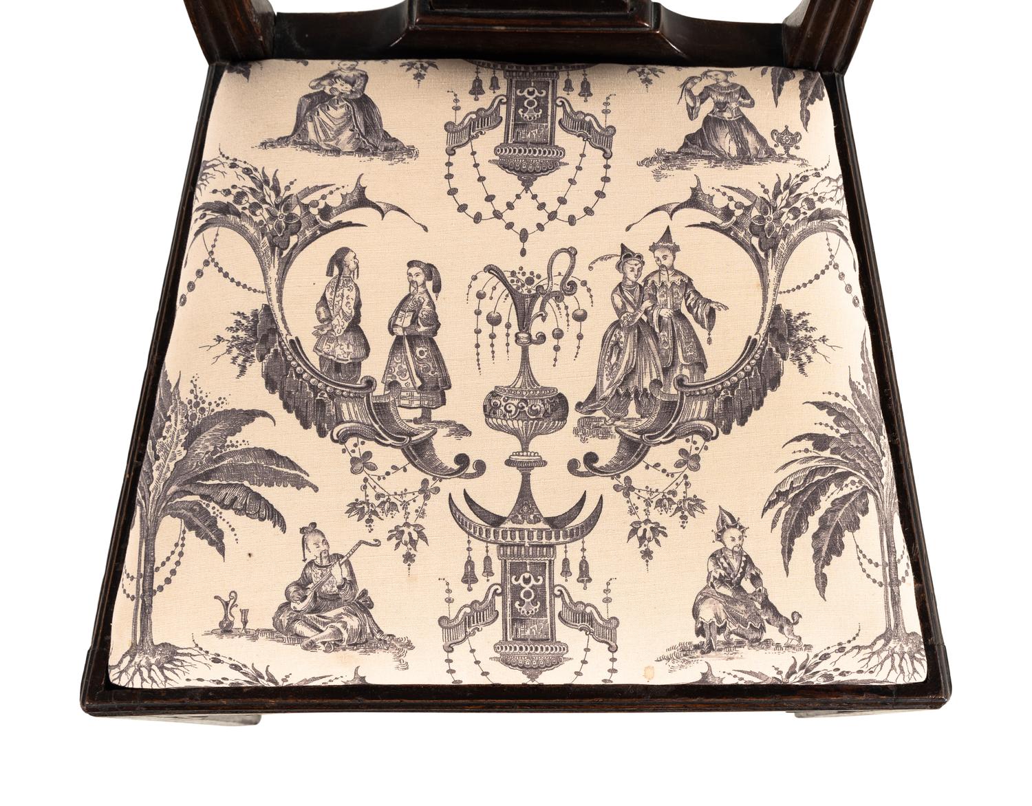 A George III Carved Side Chair