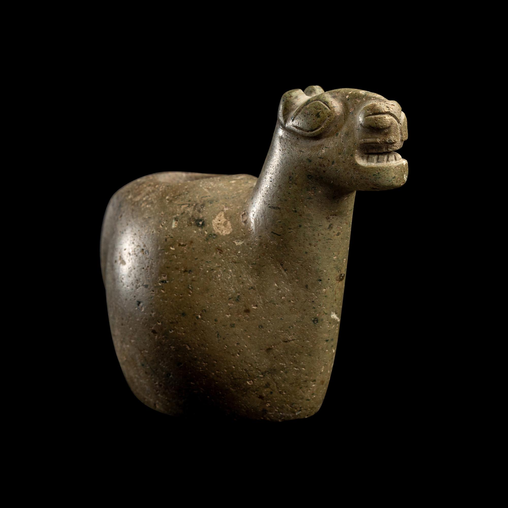 An Inca Stone Canopa (Ceremonial Container)
