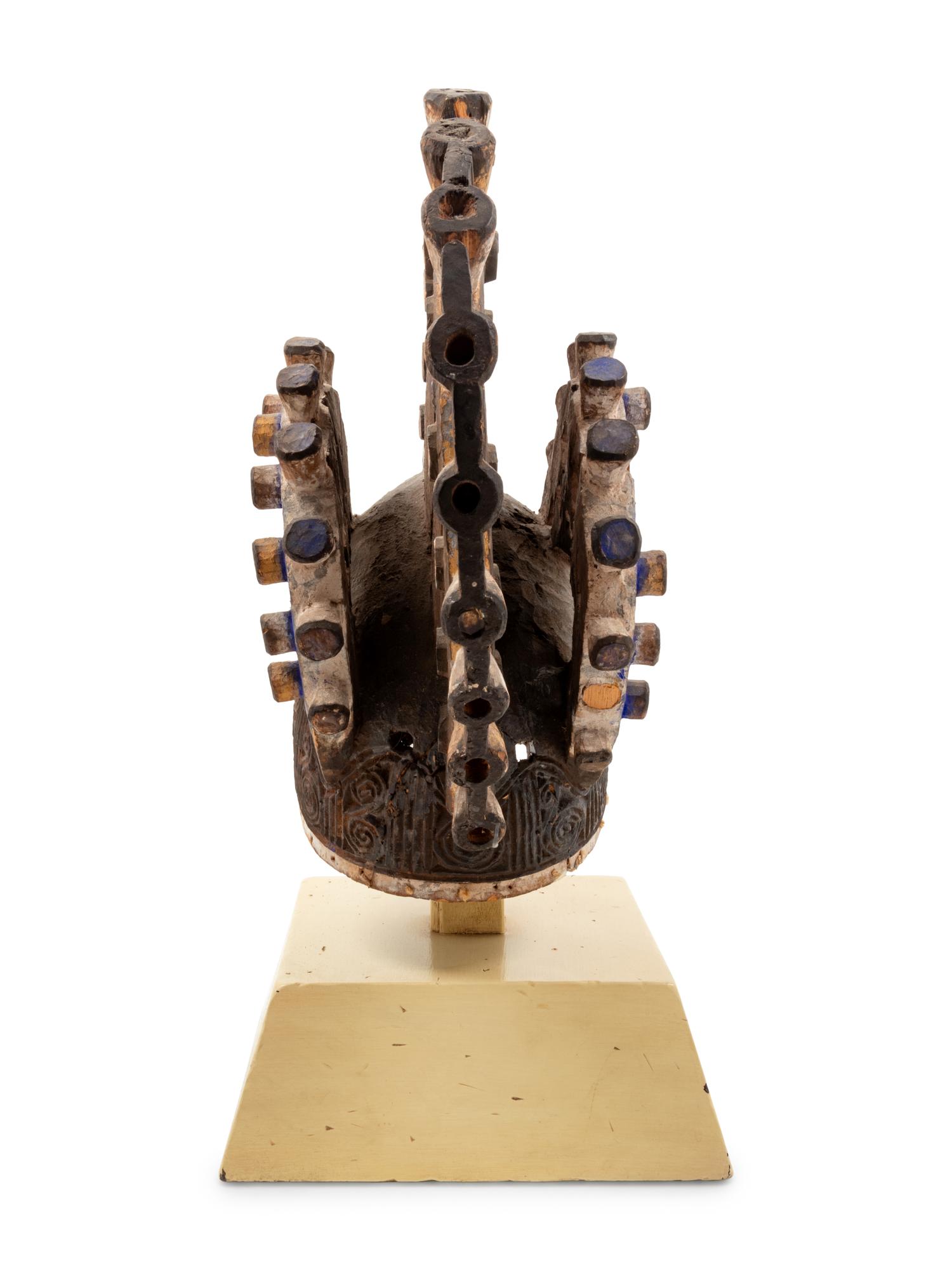 An Igbo Painted Wood Mask