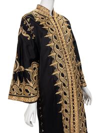 Two Regional Embroidered Pieces: One Vest, One Jacket