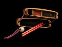A Japanese Single- Case Compass Inro and A Brass Compass