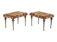 A Pair of Marc Bankowsky Bronze Benches