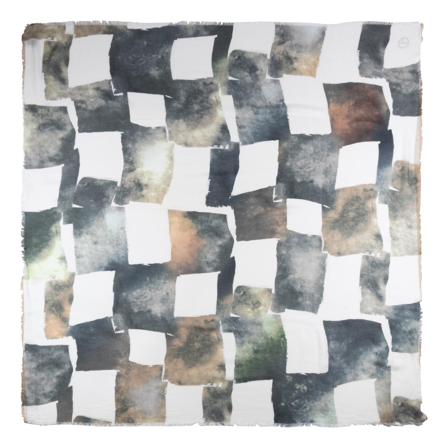 Five Designer Scarves: Four Giorgio Armani, One Oscar de la Renta