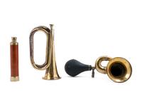 A Pair of Brass Horns