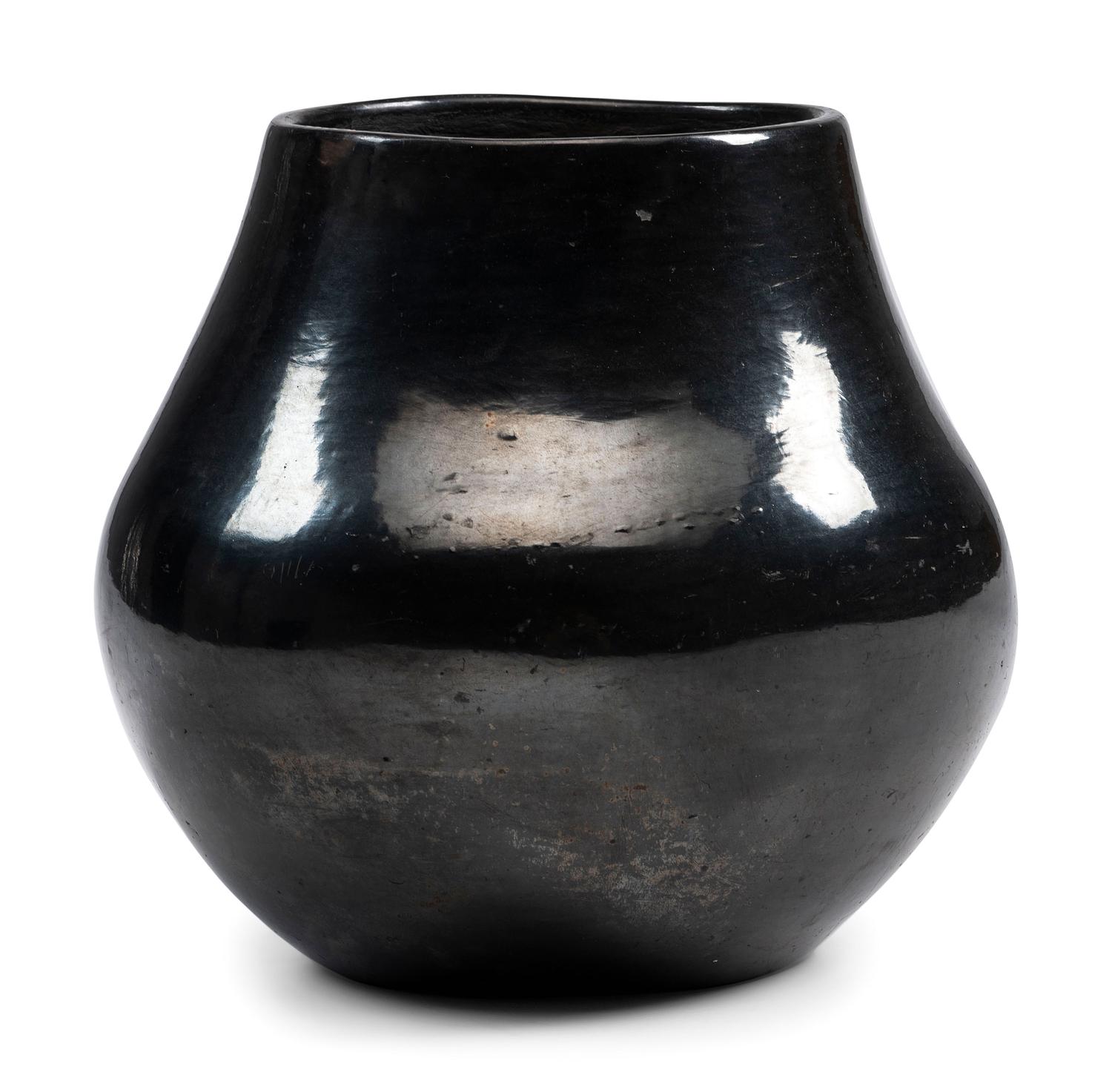 Blackware Pottery Jar