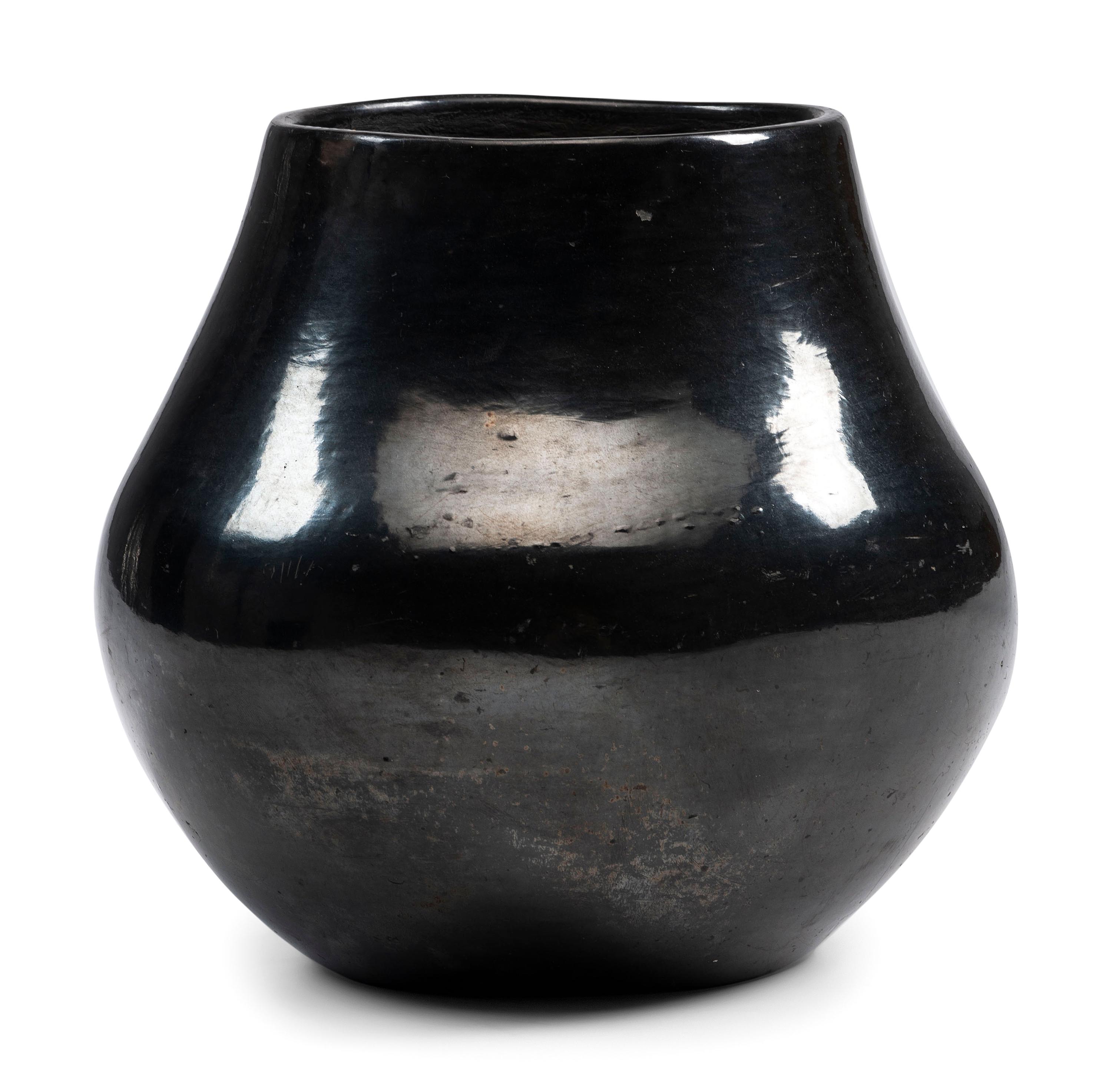 Blackware Pottery Jar