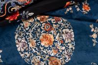 Two Chinese Embroidered Silk Panels