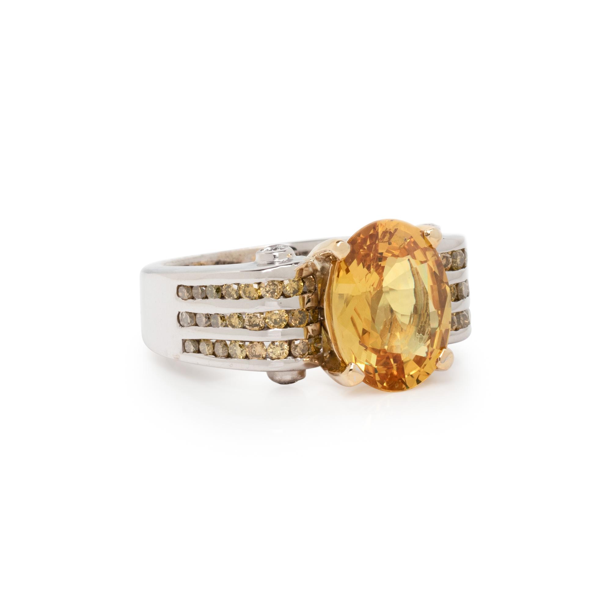 YELLOW SAPPHIRE RING
