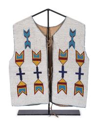 Plains Cree Beaded Vest, with Elk