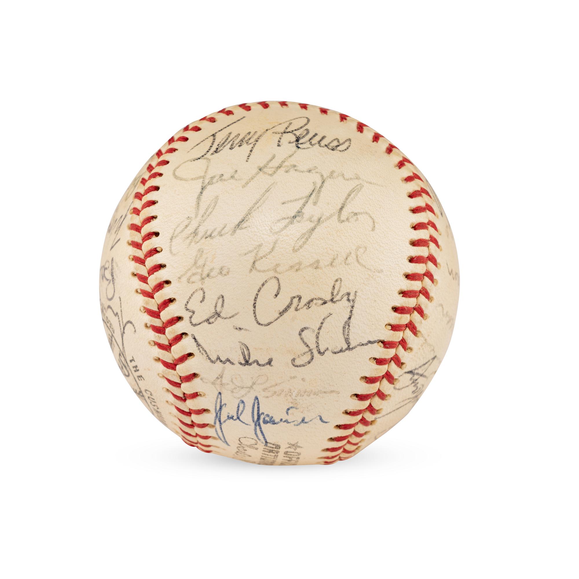 A 1970 St. Louis Cardinals Team Signed Autograph Baseball (Beckett Authentication Services)