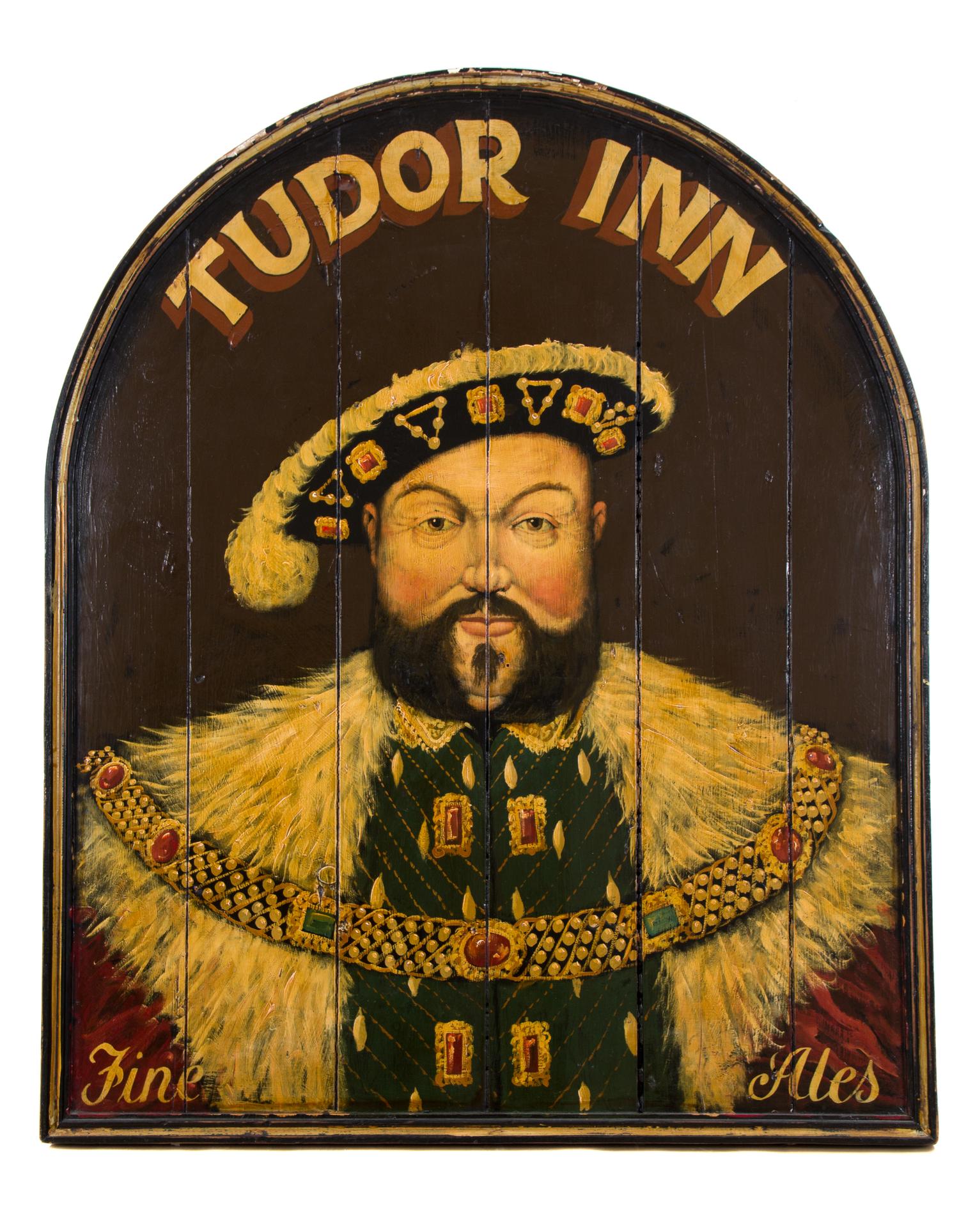 An English Painted Wood Trade Sign Height 39 x width 32 inches. — 20TH CENTURY
