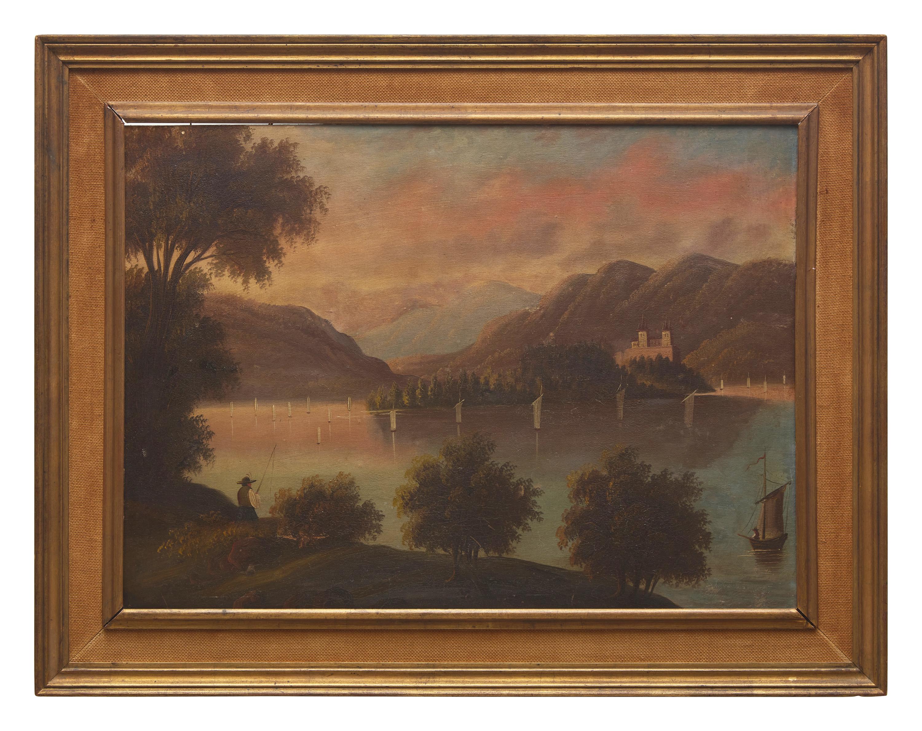 School of Thomas Chambers (1808-1866), Hudson Valley Landscape