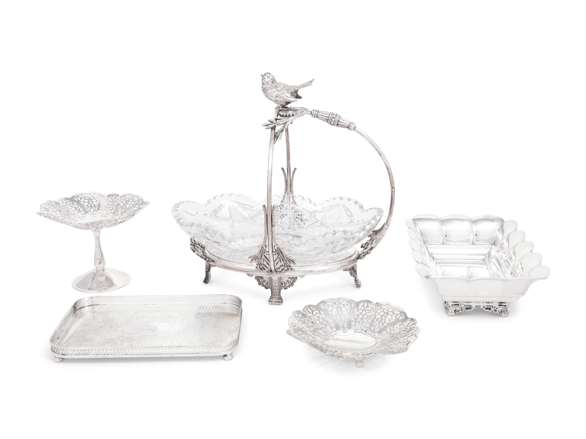 A Group of Silver-Plate Articles