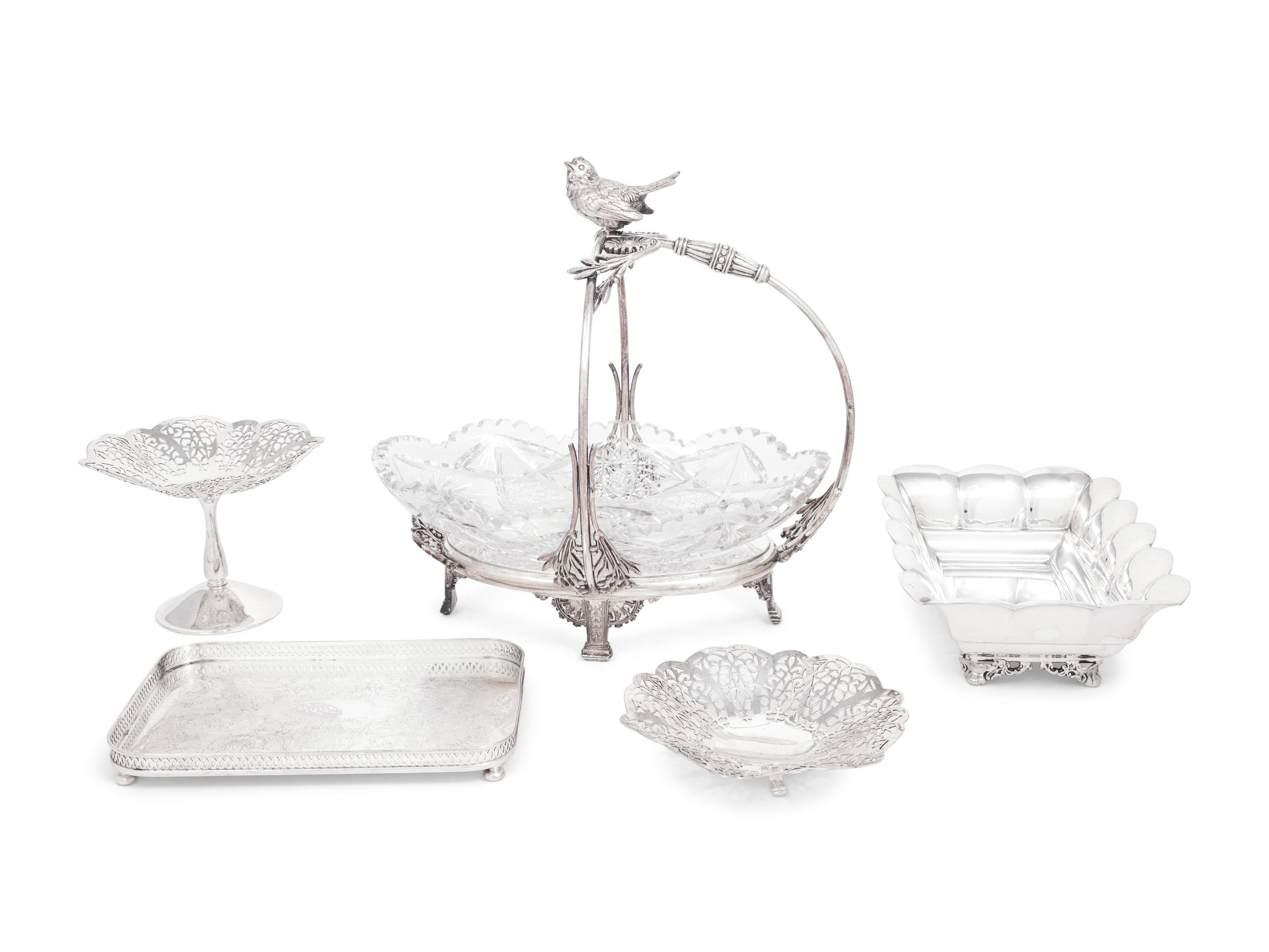 A Group of Silver-Plate Articles