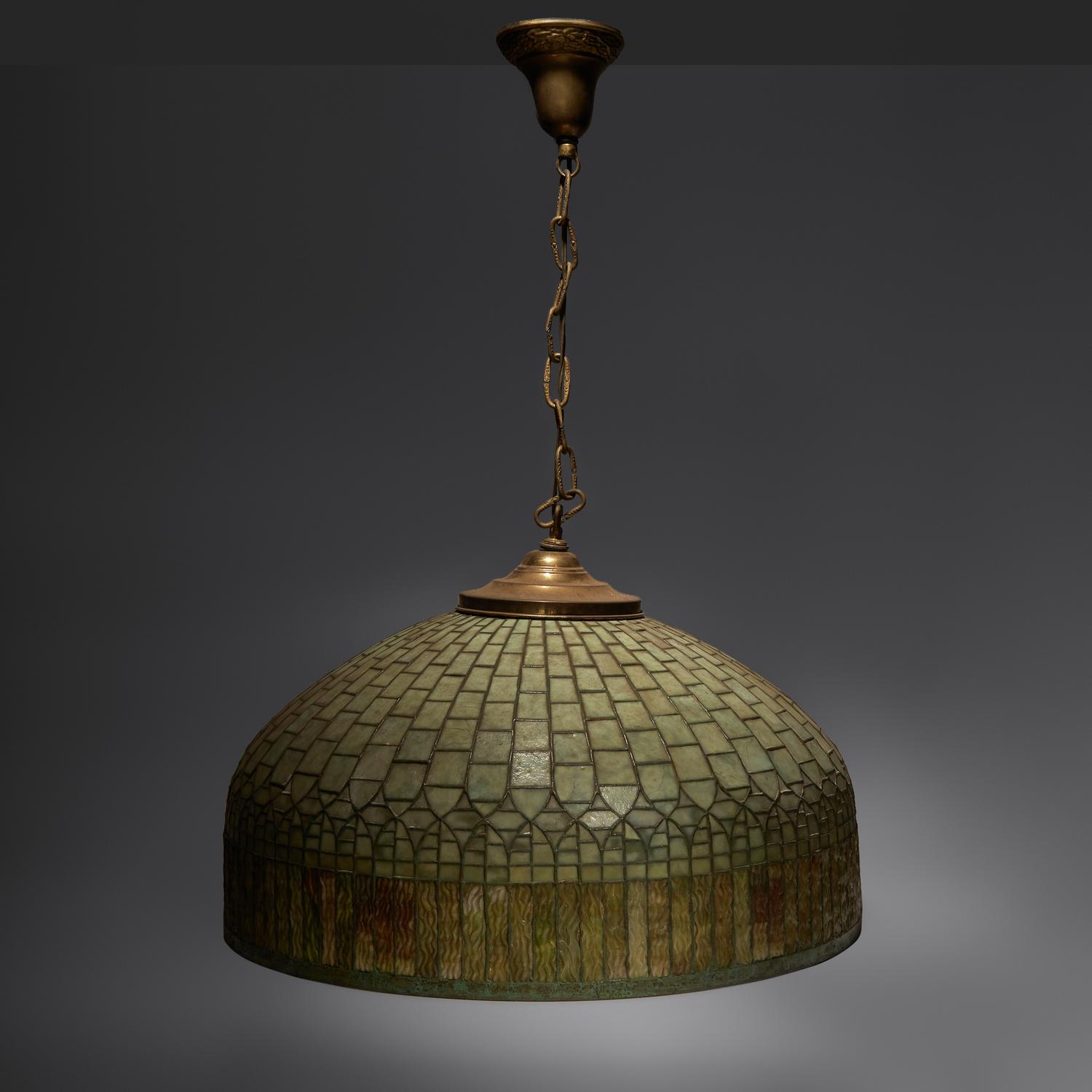 Curtain Border hanging shade, c. 1910