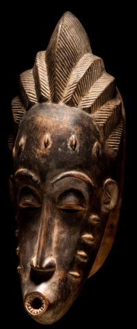 Two Yaure Wood Masks