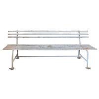 A Metal Garden Bench 78.5" W x 19" D x 29" H — Italy