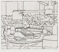 Richard Diebenkorn, (American, 1922-1993), Untitled (pl. 2, from 41 Etchings, Drypoints), 1964