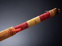 Standing Rock Sioux Carved Pipe Stem, with Catlinite Bowl