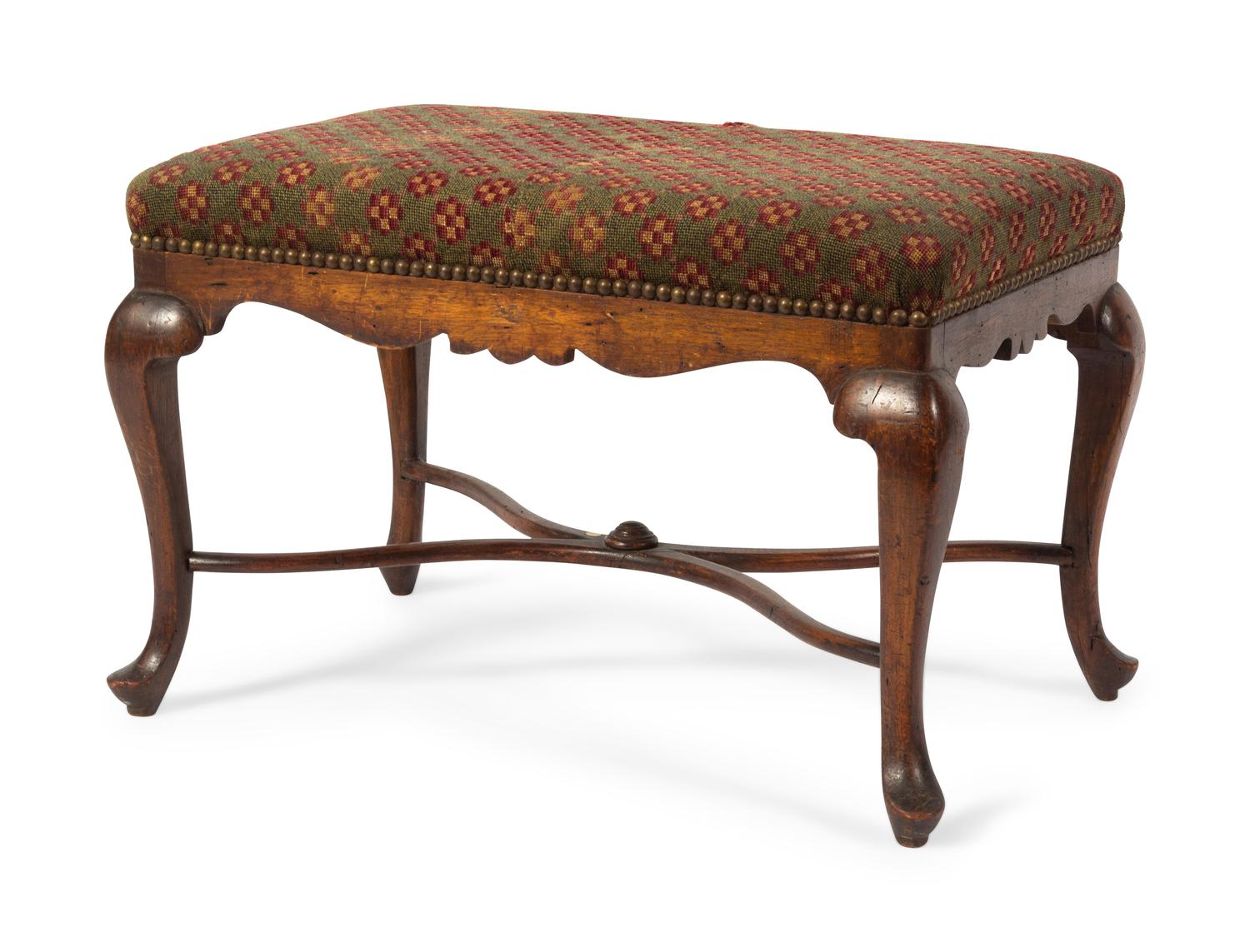 A George III Style Mahogany Ottoman