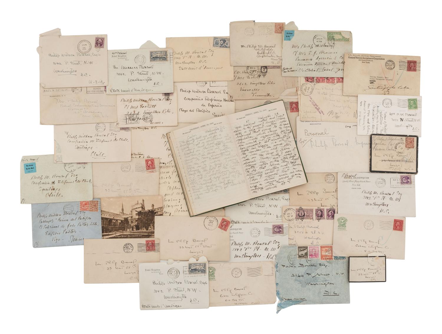 [POLITICS]. Extensive archive of correspondence, photographs, and other ephemera related to Philip Bonsal, his family, and career in the US Foreign Service.