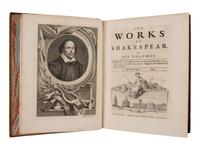 SHAKESPEARE, William. The Works... carefully revised and corrected. Thomas Hanmer, editor. Oxford: Printed at the Theatre, 1743-44.
