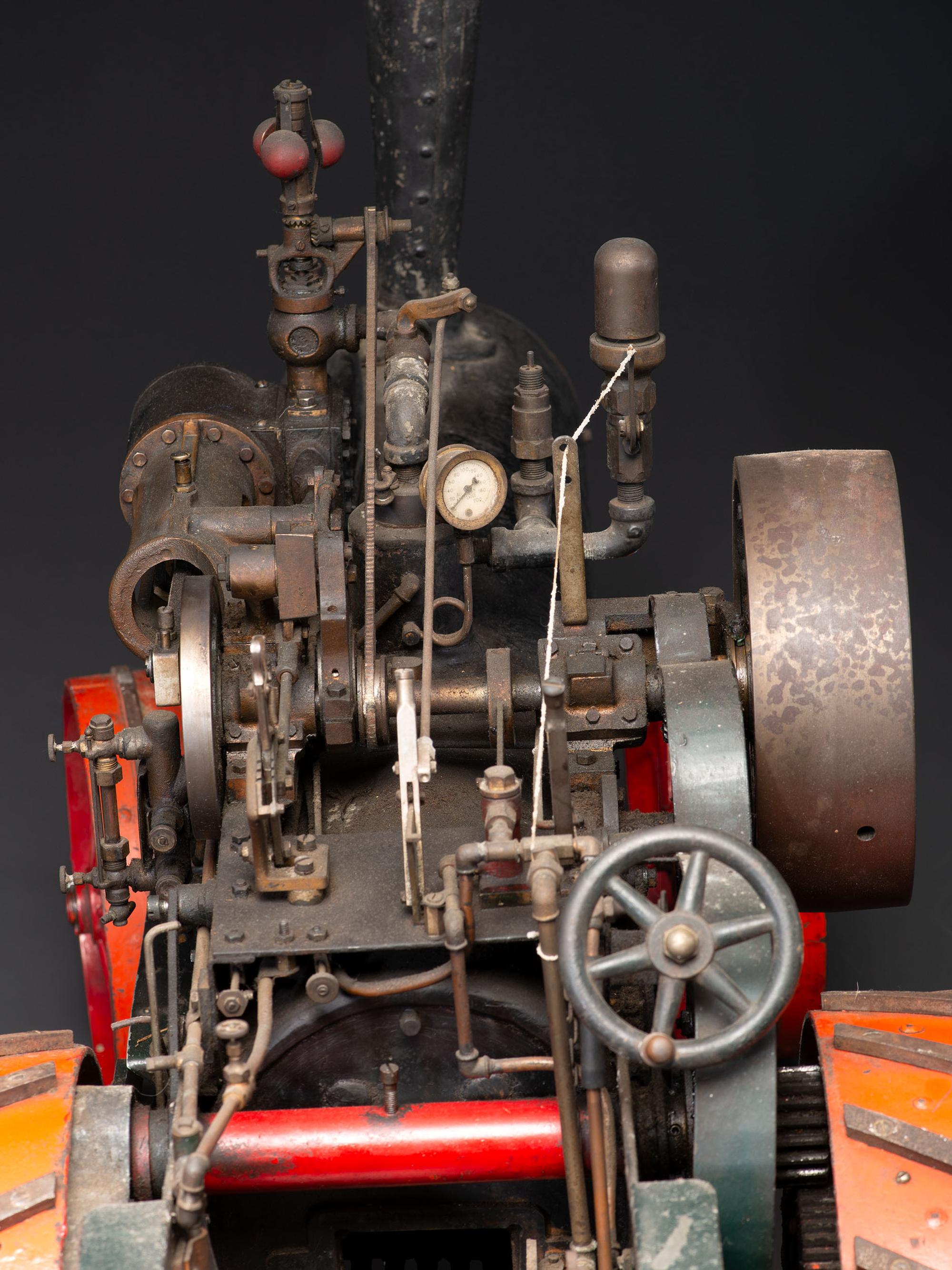 A Case Scale Model Steam Tractor