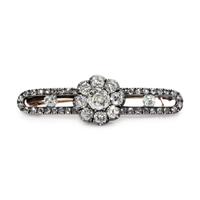 ANTIQUE, DIAMOND BROOCH