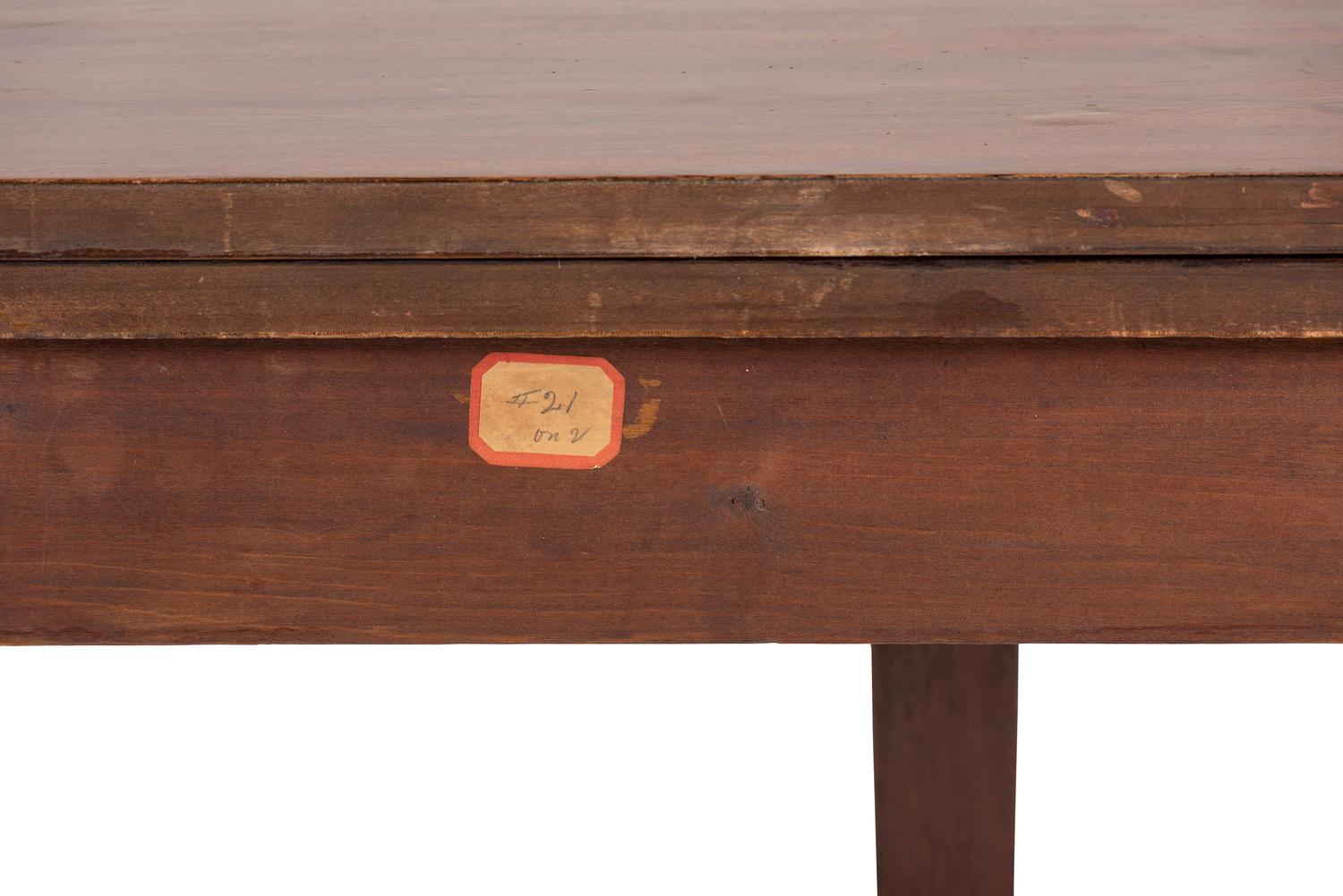 A Federal Inlaid Mahogany Shaped-Top Game Table
