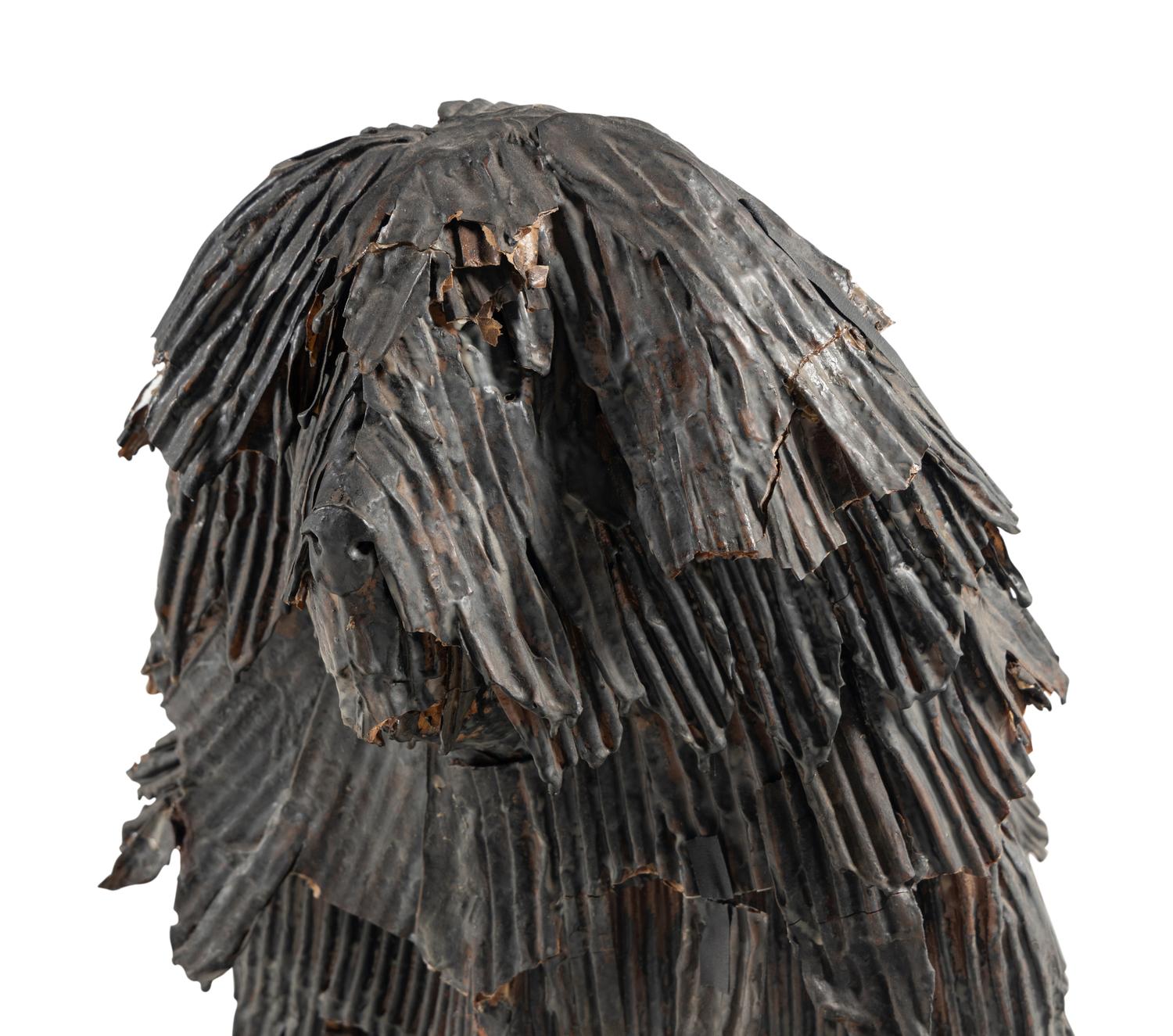 A Papier Mache Hungarian Puli