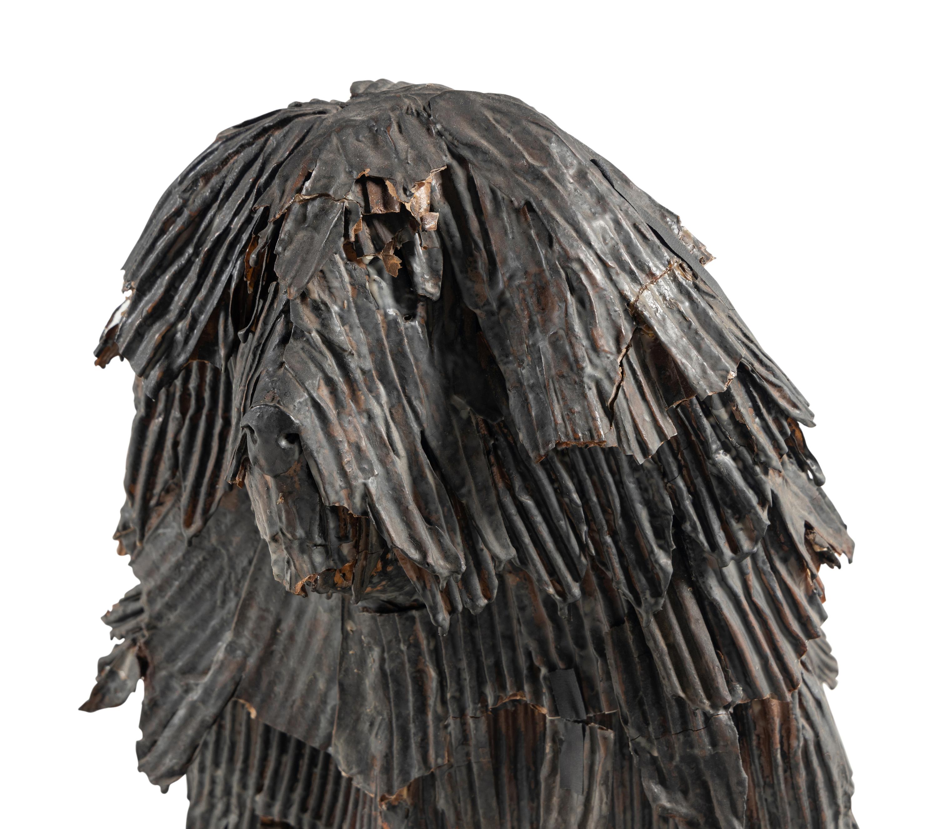 A Papier Mache Hungarian Puli