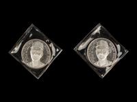 A Group of Nolan Ryan Enviromint Commemorative Coins Including One Quarter Troy Ounce .9999 Gold Coin,