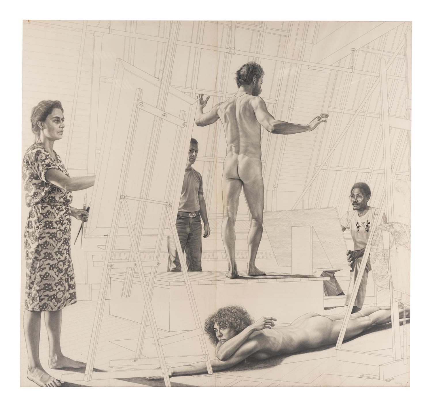 Study for Studio Figures , 1982