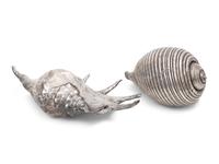 Two Silvered Seashells